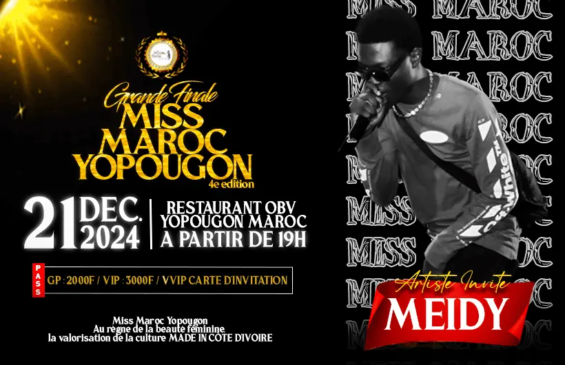 Miss Maroc Artistes Invités Meidy